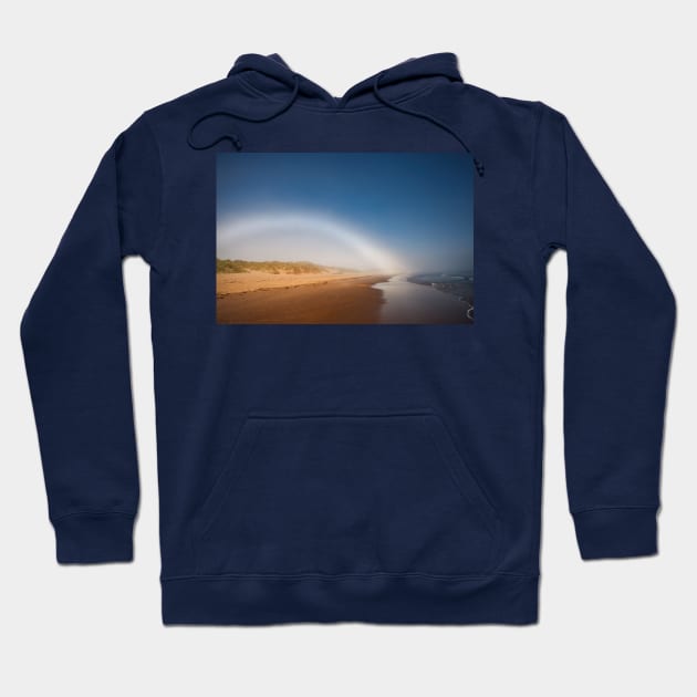 Druridge Bay Fogbow Hoodie by Violaman